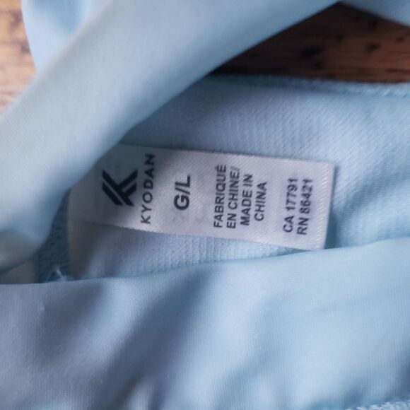 Kyodan Sky Blue Floral Tankini L Swim Bottoms XL Women’s Large Sep. Set NWOT - Picture 4 of 8